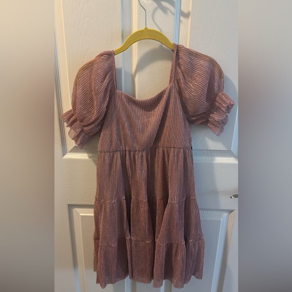 Market & Spruce Mauve Textured Dress